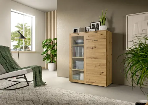 Kommode Xeno | mit Schubkasten | Artisan Eiche