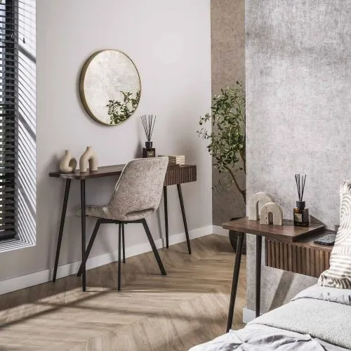 Konsolentisch Galia | mit Schubkasten | Akazie massiv | braun