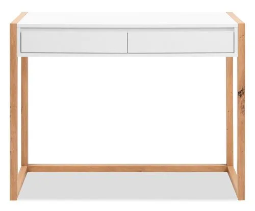 Konsoletisch Denver | mit Schubkästen | weiß / Artisan Eiche