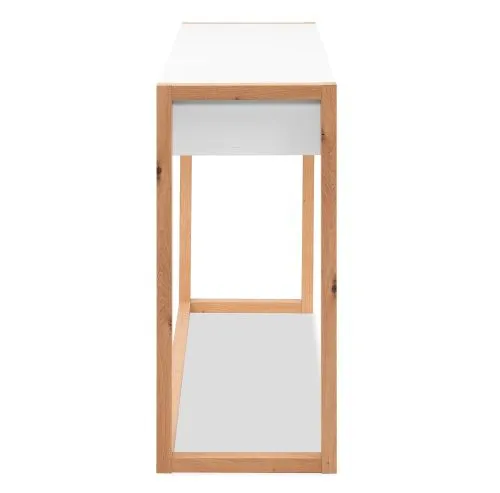 Konsoletisch Denver | mit Schubkästen | weiß / Artisan Eiche