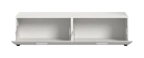 Lowboard Ice | mit 2 Klappen | weiß