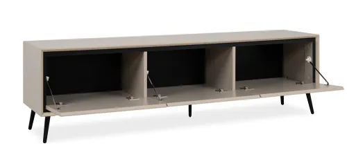 Lowboard TV-Board Arona | Sand / schwarz