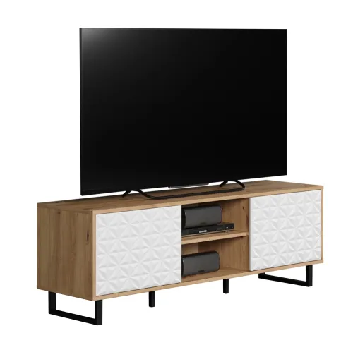 Lowboard TV-Board Aventura | Artisan Eiche / Weiß