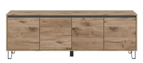 Lowboard TV-Board Balton | Viking Oak / Basalt Grau