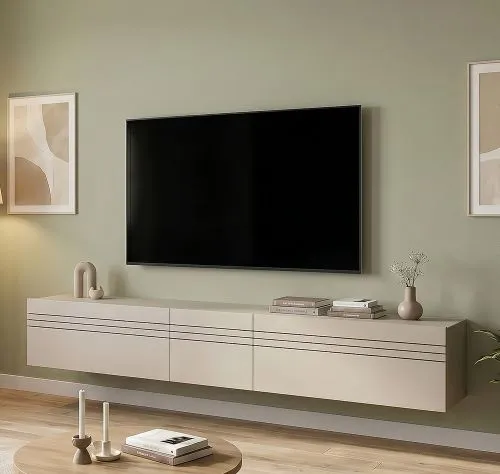 Lowboard TV-Board Beach 1 | 3-teilig | Kaschmir