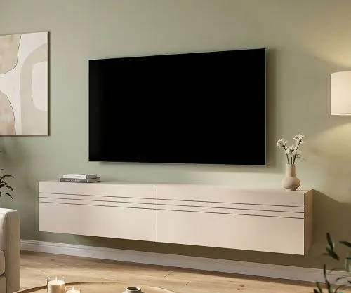 Lowboard TV-Board Beach | 2-teilig | Kaschmir