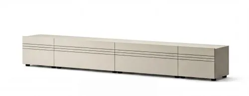 Lowboard TV-Board Beach | 4-teilig | Kaschmir