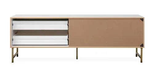 Lowboard TV-Board Edinburgh | weiß matt