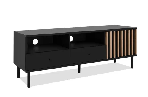 Lowboard TV-Board Monza | Artisan Oak / schwarz