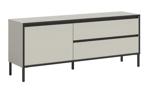 Lowboard TV-Board Tron | Kaschmir / schwarz