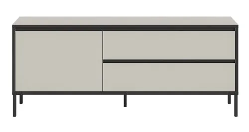 Lowboard TV-Board Tron | Kaschmir / schwarz