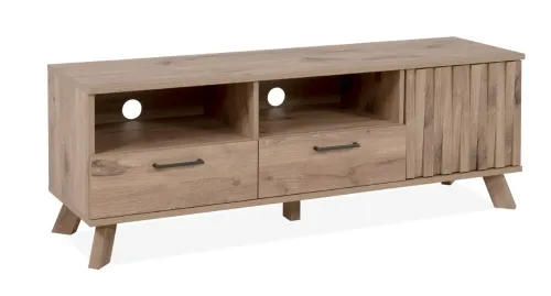 Lowboard TV-Board Wellington | 3D-Reliefoptik | Schwedeneiche