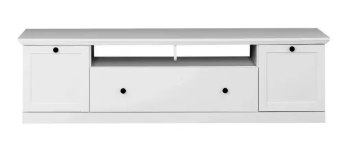 Lowboard TV-Unterteil Baxter | Landhausstil | weiß | LED Beleuchtung