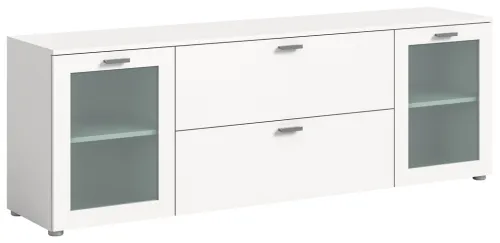 Lowboard Xeno | mit Schubkästen | weiß