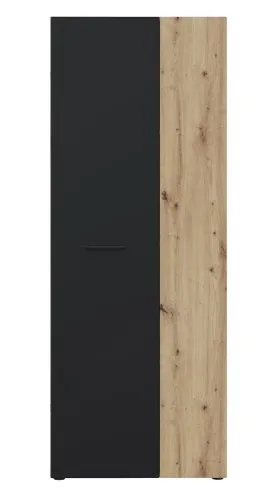 Mehrzweckschrank Drehtürenschrank Schrank Net106 | 2-türig | schwarz / Artisaneiche