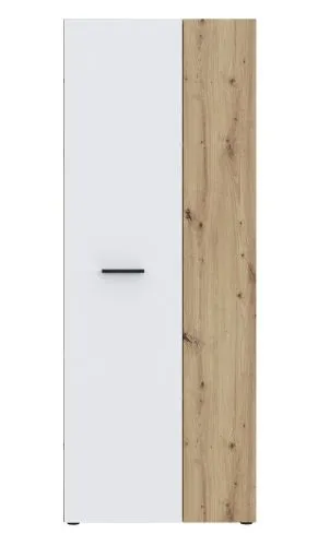 Mehrzweckschrank Drehtürenschrank Schrank Net106 | 2-türig | weiß / Artisan Eiche