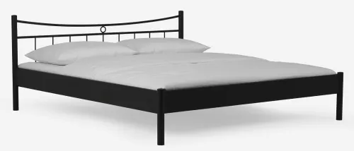 Metallbett Iris 2 | schwarz | 200x220 | ohne Fußteil