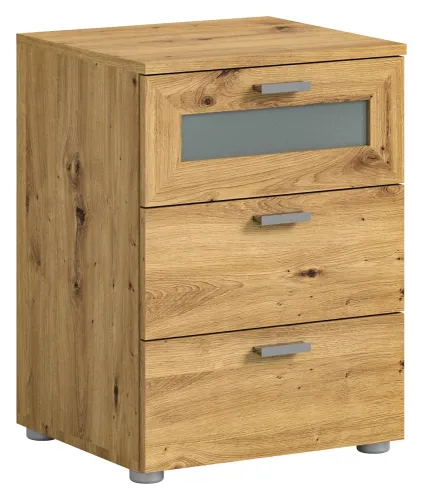 Nachtkommode Xeno | mit Schubkästen | Artisan Eiche