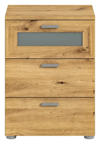 Nachtkommode Xeno | mit Schubkästen | Artisan Eiche