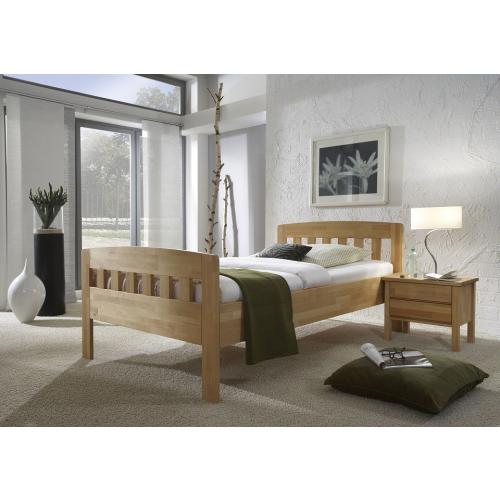 Nachttisch Jasmine | mit 2 Schubkästen | Kernbuche massiv | geölt