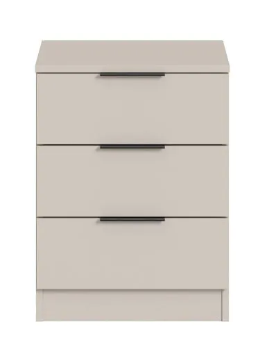 Nachttisch Kopenhagen | mit Schubkästen | Kaschmir