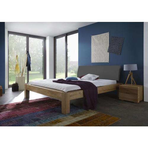 Nachttisch Lotus | mit 2 Schubkästen | Wildeiche massiv | honig geölt