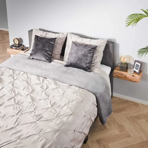 Nachttisch Nivia 2er Set | mit Schubkasten | Akazie massiv | 30/40x20 | verschiedene Größen