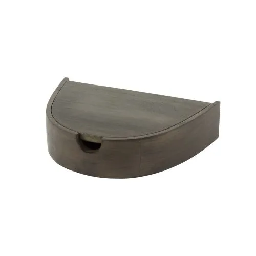 Nachttisch set Naga | 2-teilig | mit Klappe | Akazie massiv | glaze braun