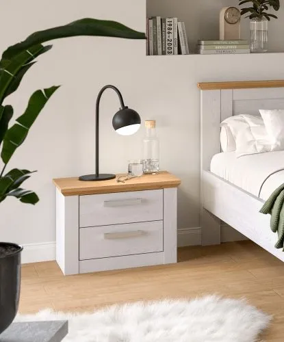 Nachttisch set Verona | 2-teilig | mit Schubkästen | Artisan / Sibiu Lärche