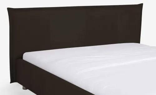 Polsterbett Aster | graubraun | 120x220 | Kopfteil 2