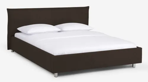 Polsterbett Aster | graubraun | 200x200 | Kopfteil 2