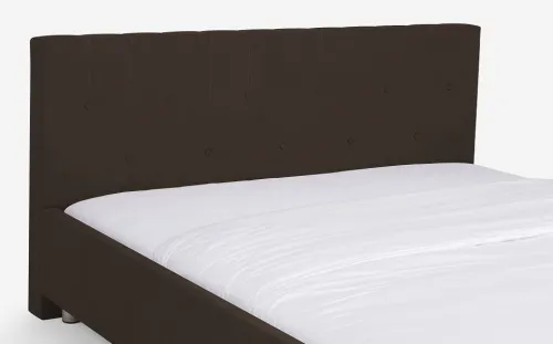 Polsterbett Aster | graubraun | 200x210 | Kopfteil 1