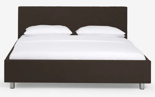 Polsterbett Aster | graubraun | 200x220 | Kopfteil 1