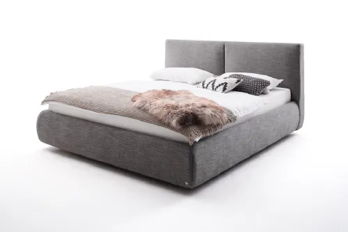 Polsterbett Atesio inkl. Bettkasten | anthrazit | 180 x 200 cm