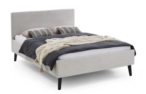 Polsterbett Avola | Cord | beige | 140 x 200 cm