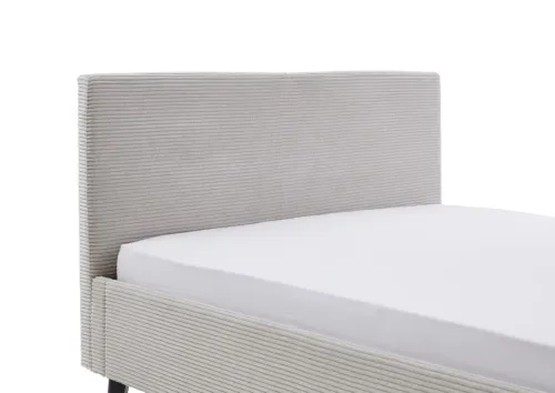 Polsterbett Avola | Cord | beige | 140 x 200 cm
