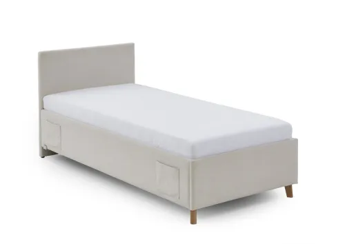 Polsterbett Cool inkl. Bettkasten | nata | 120 x 200 cm | ohne Rückenteil | ohne Matratze