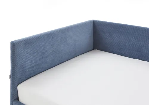 Polsterbett Cool | ocean | 120 x 200 cm | mit Rückenteil & mit Matratze