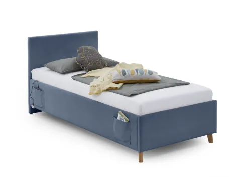 Polsterbett Cool | ocean | 140 x 200 cm | ohne Rückenteil | mit Matratze