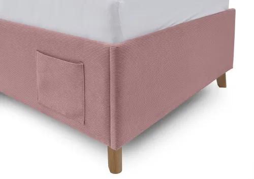 Polsterbett Cool | rose | 120 x 200 cm | ohne Rückenteil | mit Matratze