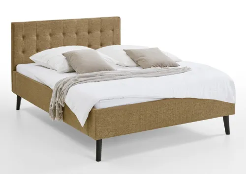 Polsterbett Empire | ocker | 140 x 200 cm