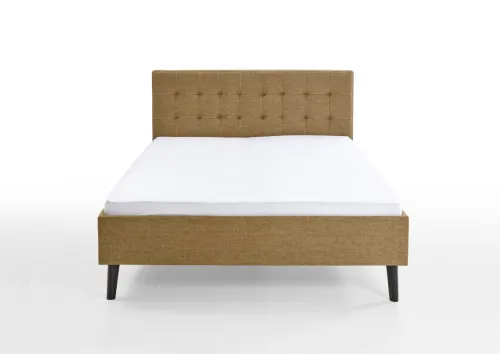 Polsterbett Empire | ocker | 140 x 200 cm
