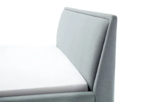 Polsterbett Frieda | eisblau | 160 x 200 cm | ohne Lattenrost & Bettkasten