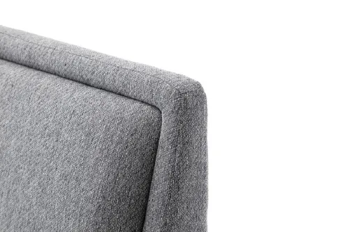 Polsterbett Frieda | grau | 140 x 200 cm | ohne Lattenrost & Bettkasten