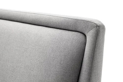 Polsterbett Frieda | hellgrau | 180 x 200 cm | mit Lattenrost & Bettkasten