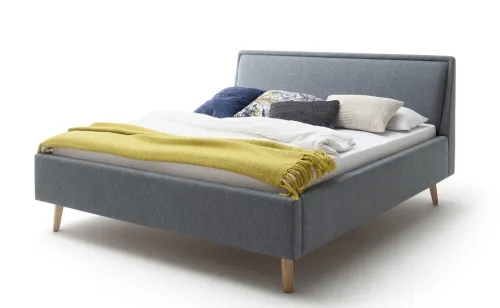 Polsterbett Frieda | ocean | 160 x 200 cm | ohne Lattenrost & Bettkasten
