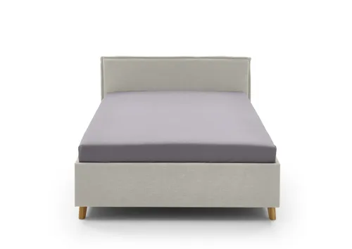 Polsterbett Fun | beige | 120 x 200 cm | ohne Rückenteil | mit Bettkasten | mit Matratze