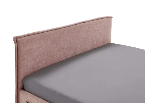 Polsterbett Fun | rose | 140 x 200 cm | ohne Rückenteil | ohne Bettkasten | mit Matratze