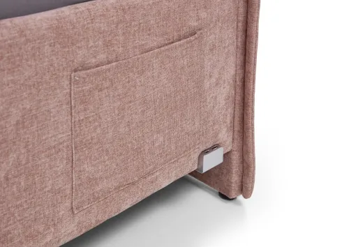 Polsterbett Fun | rose | 140 x 200 cm | ohne Rückenteil | ohne Bettkasten | mit Matratze