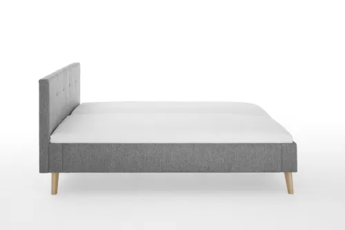 Polsterbett Jazz | grau | 180 x 200 cm